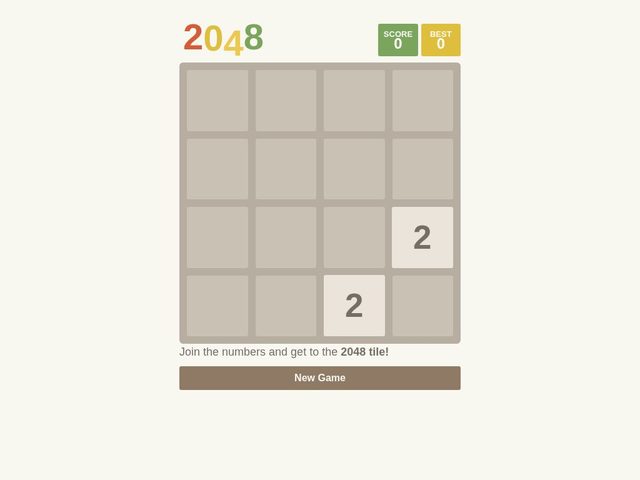 2048 game thumbnail